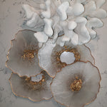 Moonstone Pearl White Agate Coasters
