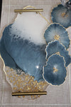 Excellence Collection- Blue Royal Agate Tray Set