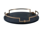 Amore Collection Luxury Leather Serving Tray