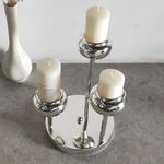 Wrought Iron 3 Tier Candlestick