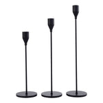 Set of 3 beautiful minimalistic Metal Candle Holders
