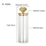 Luxurious Gingko Leaf Brass Jar