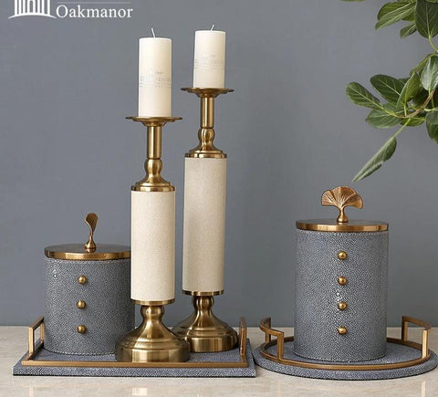 Luxury Candle Holder/Storage Jar/Coffee Tray