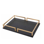Amore Collection Luxury Leather Serving Tray